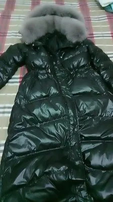 Женский утолщенный теплый зимний пуховик 2019 Женская Большая парка на белом