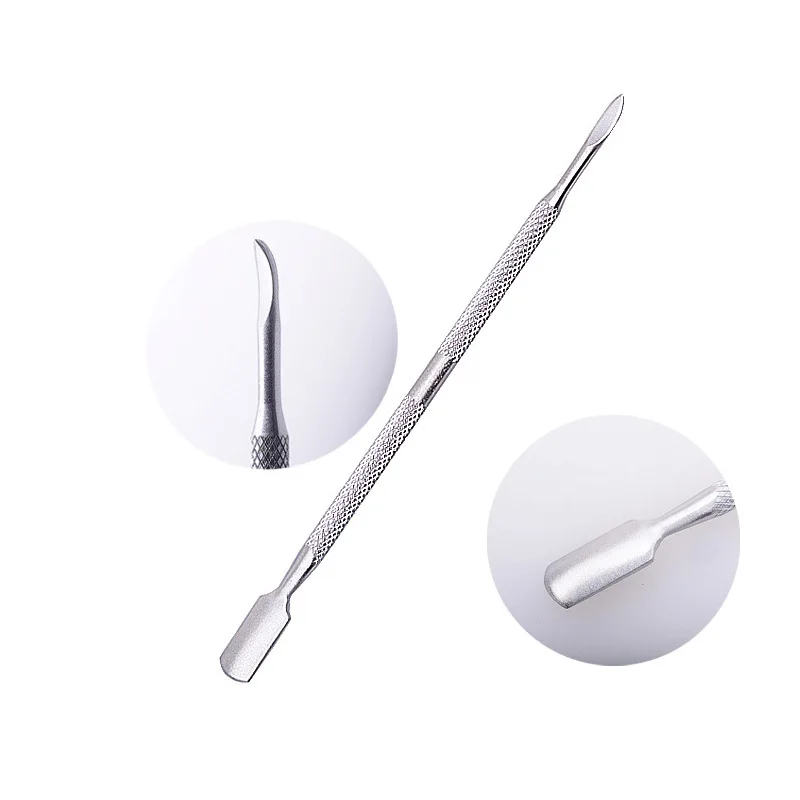 4-Piece Set Tools Remove Dead Skin Frustration Fork Independent Packaging Stainless Steel Push Things for Nails Free shipping