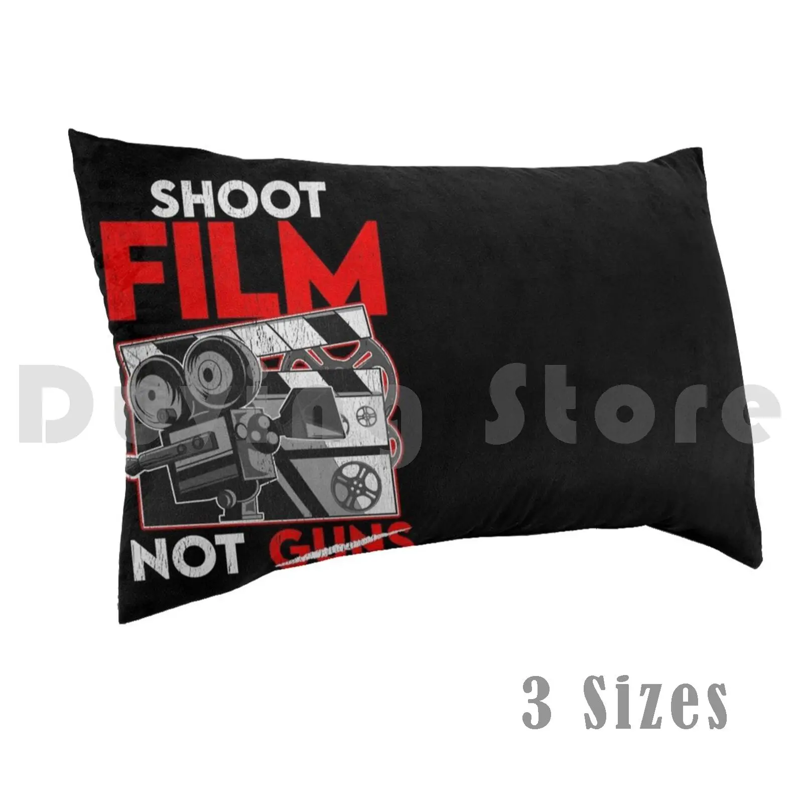

Shoot Film Not Guns Peaceful Filmmaker Director Pillow Case DIY 50x75 Shoot Film Not Guns Shooting Film Shoot