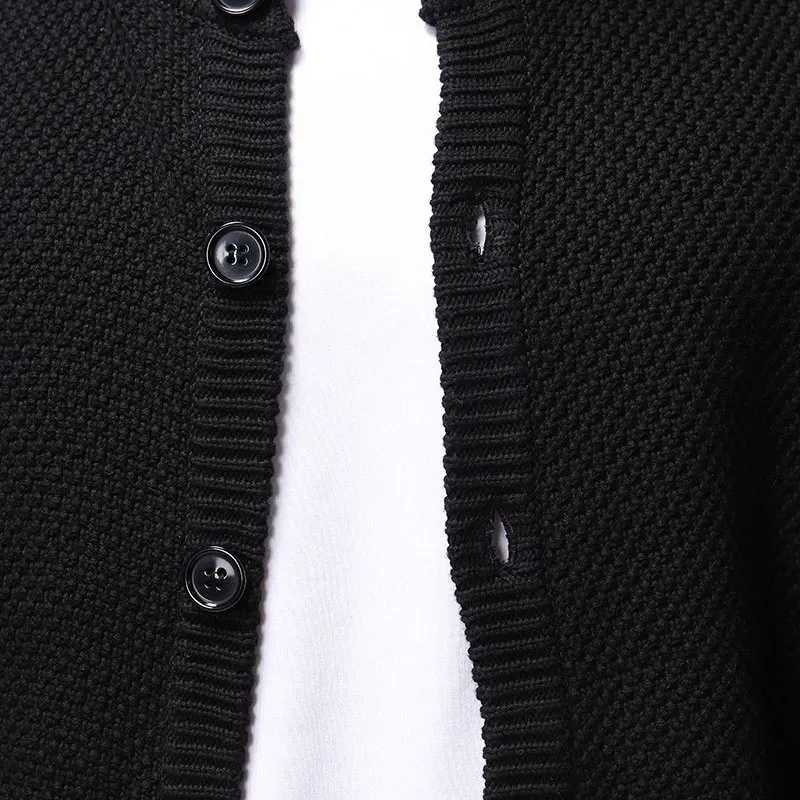 Классический кардиган свитер Мужской Повседневный Мужское пальто на пуговицах