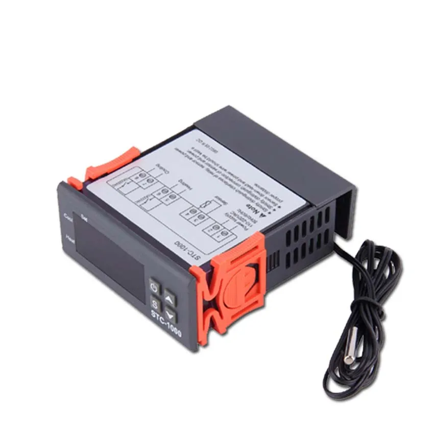Цифровой Температура контроллер 12V 24V 220V Прохладный & Цельсия термостат с Сенсор