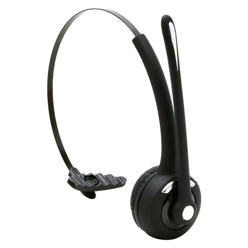 Compatible Headset Wireless Call Center Hands Free Home Single Ear For Cellphone PC Music Adjustable Noise Cancelling | Электроника