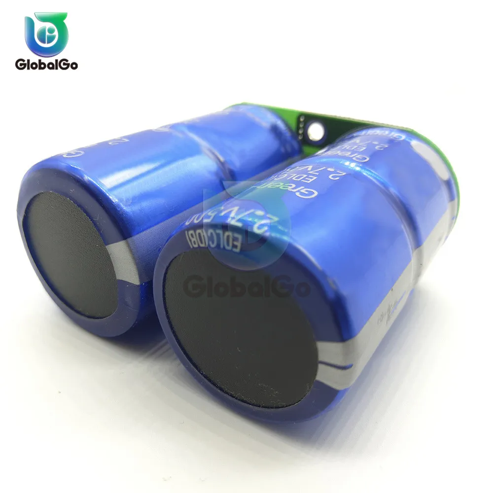 2 шт. 6 однорядные супер фарадный конденсатор с алюминиевой крышкой модуль 16V 20F 16.6F