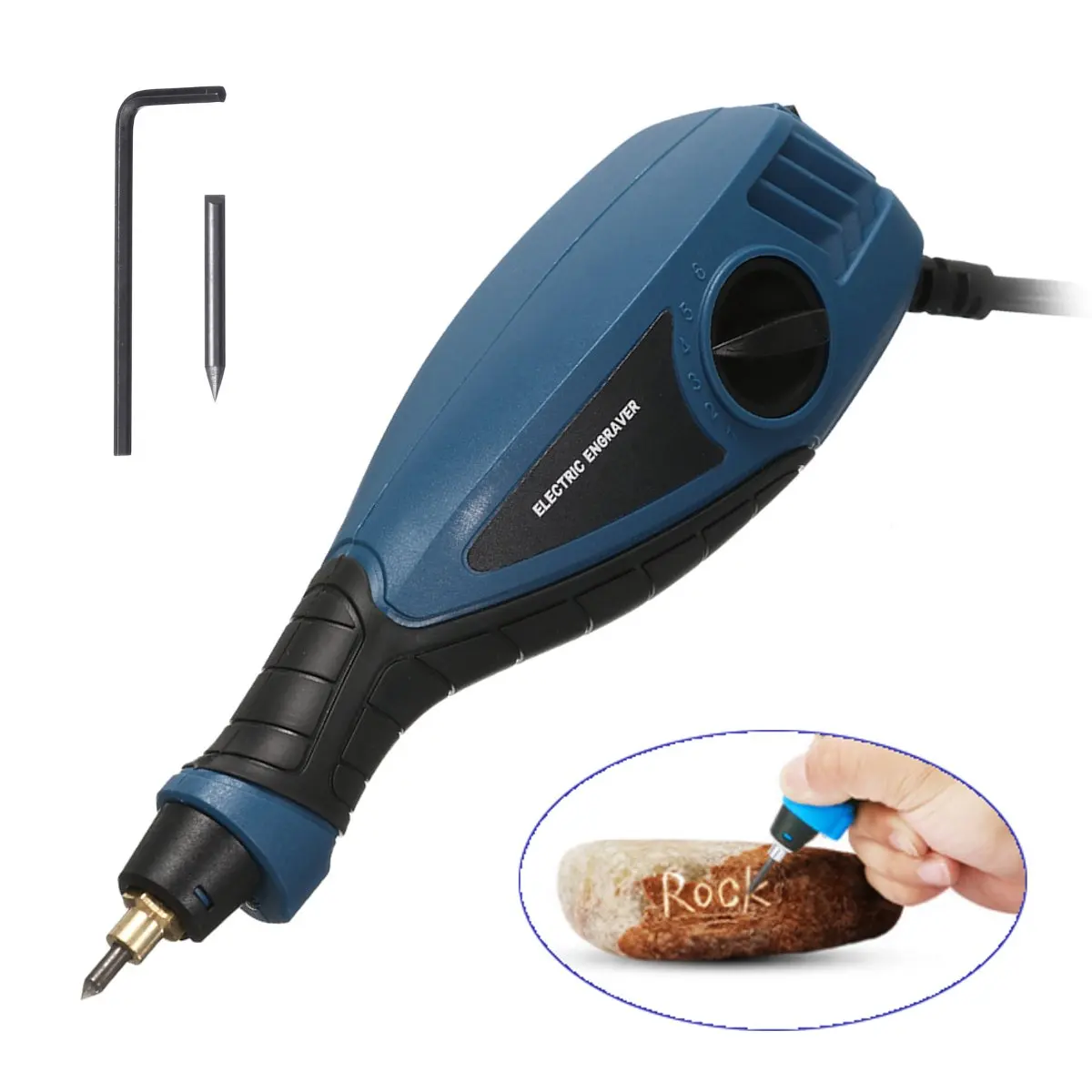 

Carving Pen Mini Electric Drill Engraving Pen Speed Metal Grinder Rotary Cutting Engraving Tool 25W 7200RPM