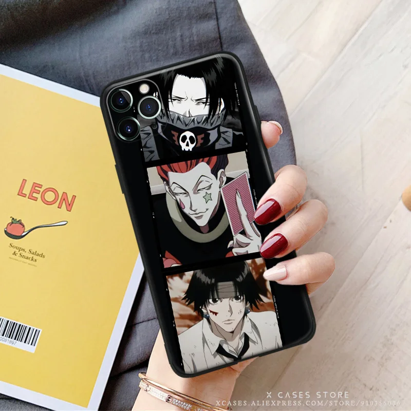 Hisoka Chrollo Feitan HxH аниме для iPhone Se 6 6s 7 8 Plus X Xr Xs 11 12 Mini Pro Max TPU Мягкий силиконовый чехол