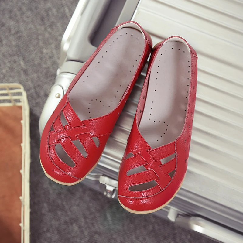 Женские мокасины на плоской подошве из натуральной кожи каждый день 2019 | Обувь