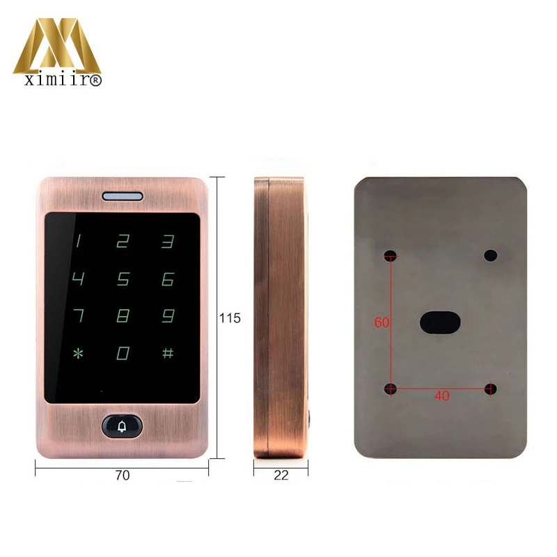 IP65 Waterproof RFID Card Access Control System 8000 User With Keypad Surface M13A Smart Controller | Безопасность и защита