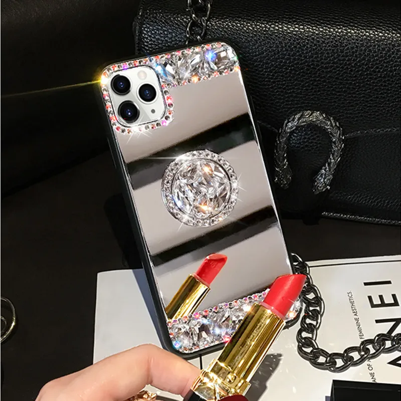 Новый Алмазный зеркальный чехол для телефона Samsung S20 Plus S21 S22 Note 20 Ultra 10 Lite M51 A91 A81 A51