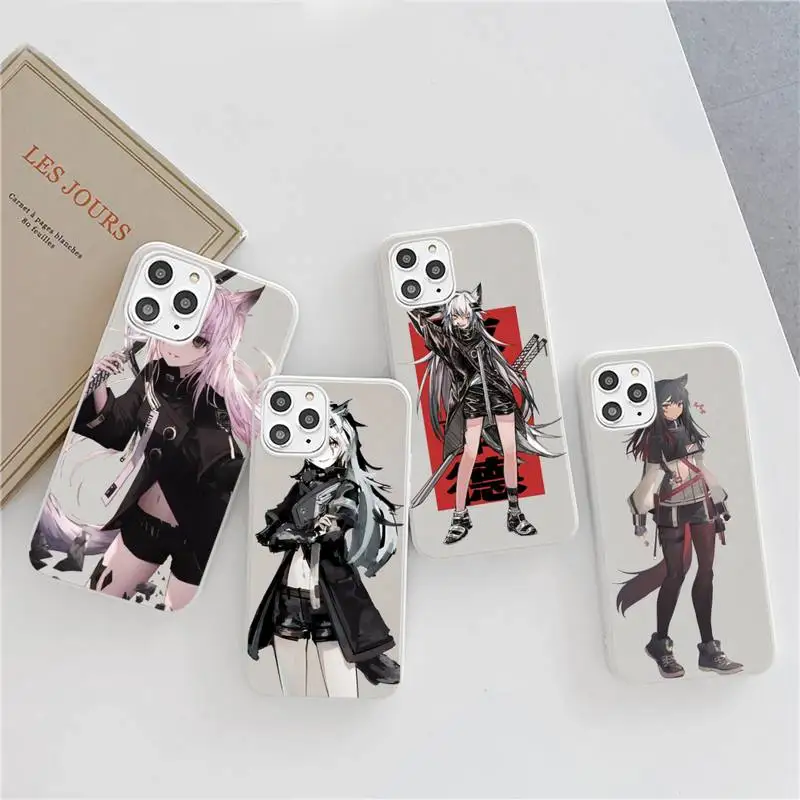 

Arknights Lappland Phone Case Candy Color for iPhone 6 6S 7 8 11 12 XS X SE 2020 XR mini pro Plus MAX mobile bags iphone 11