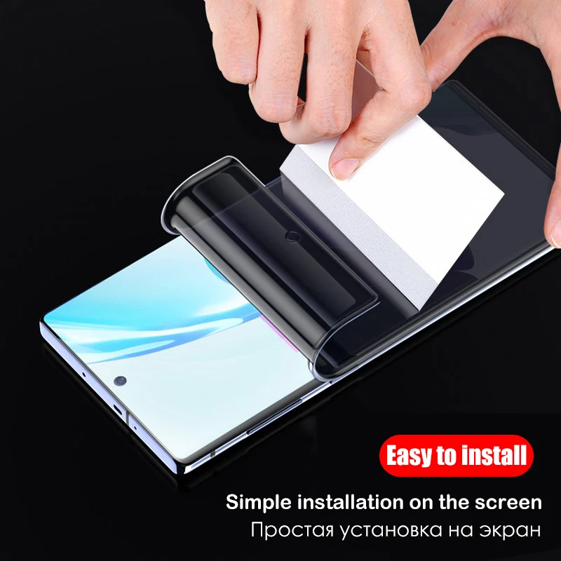 Гидрогелевая пленка с полным покрытием для Samsung Galaxy S10 S20 S9 S8 защитная экрана Note 20 10