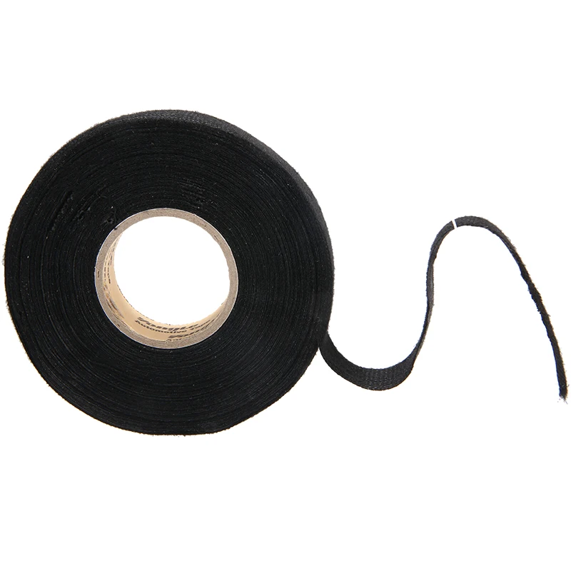 

High Temperature Resistant Wire And Cable Fixing Insulation Cloth Tape 1 Roll 20M*19mm Electrical Harness Type