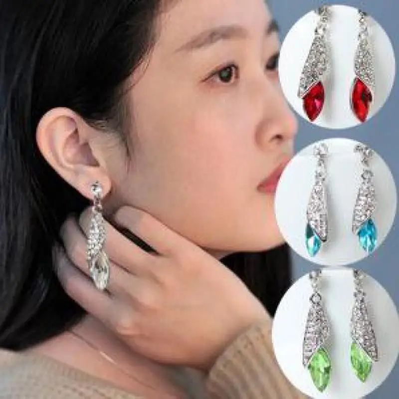 2019 Новые Популярные изысканные Простые Модные Серьги Кристалл личности безумные