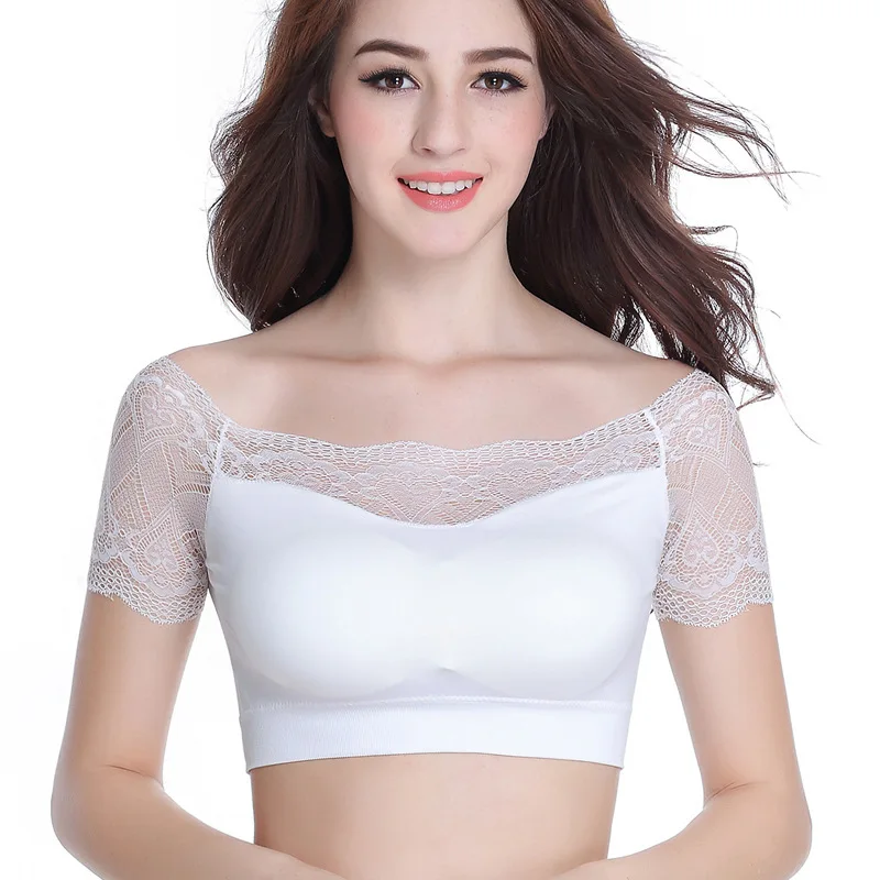 

Lace Sexy Hollow Sleep Bra for Women, Breathable Tops, Yoga Bra Underwear Female Bralette Crop Top Gathered Bra
