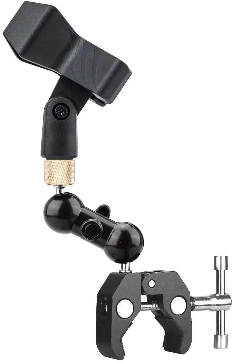 Зажим для микрофона зажимное крепление микрофонов Shure MV5 MV51 PGA52 Sennheiser E604 AKG D112