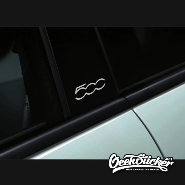 Светоотражающая наклейка для автомобильной колонны 2 шт./лот Fiat 500 - купить по