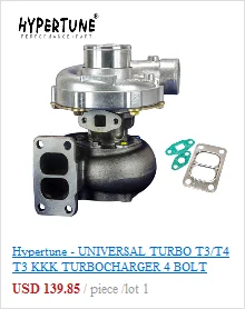 GT3076R внутренняя перегородка турбо зарядное устройство A/R:. 70/. 50 холодной,. 86 горячей, t25/28 фланец v полоса HT-TURBO33