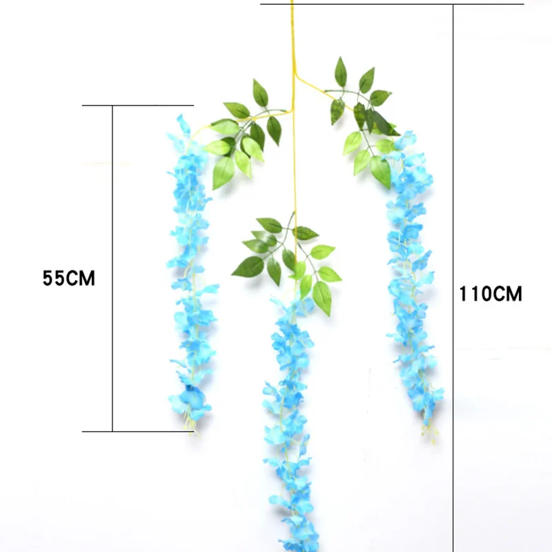 12 шт. белые свадебные цветы из ротанга для невесты Гирлянда свадьбы декор