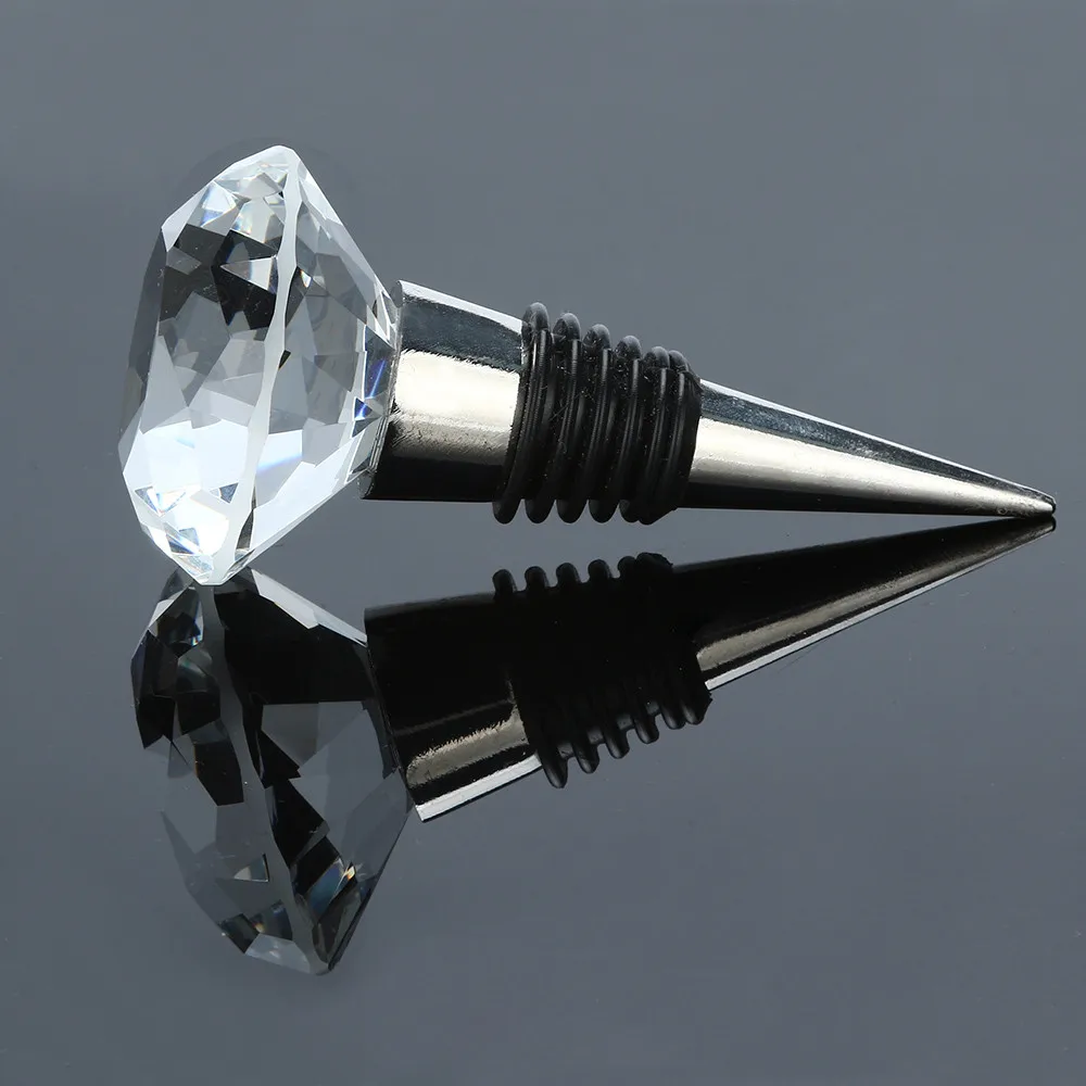 Затычка для бутылок с шампанским украшением в виде кристаллов Нержавеющая сталь