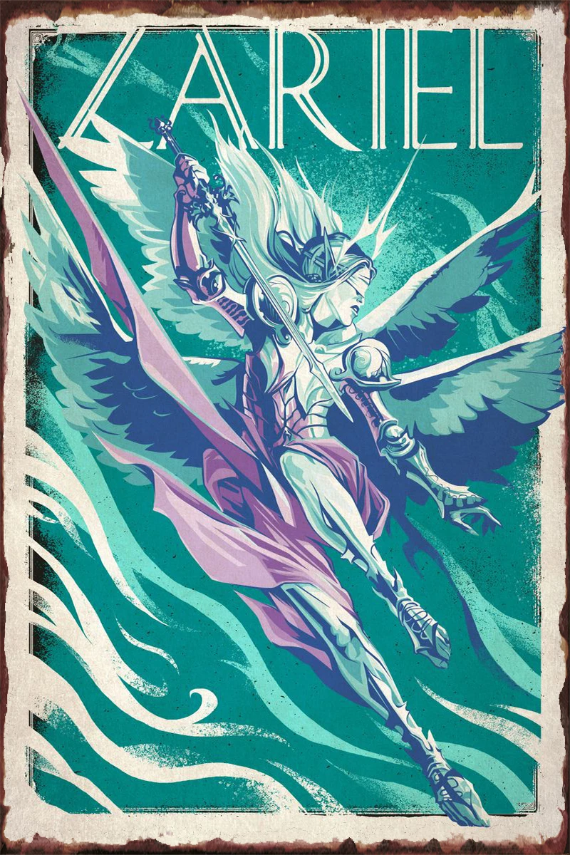 

Zariel archduxы авернус жестяные таблички декор стен декор комнаты Ретро винтажный металлический знак для кафе паба дома