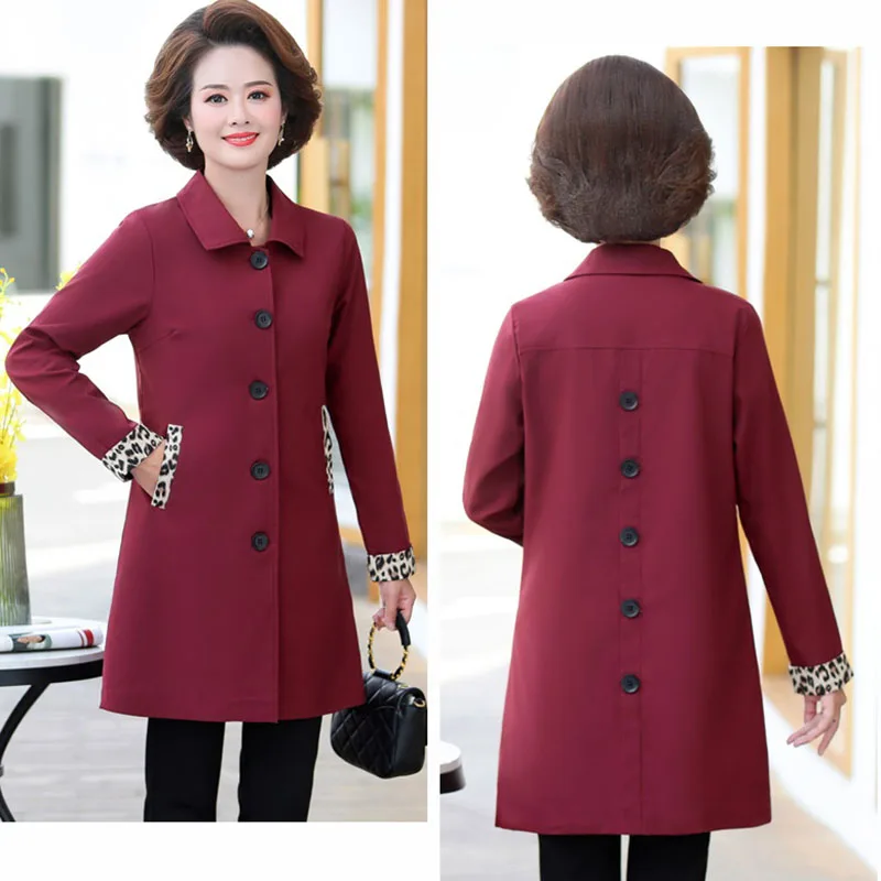 5XL размера плюс женская Тренч Новинка Сезон весна осень Однобортное пальто для