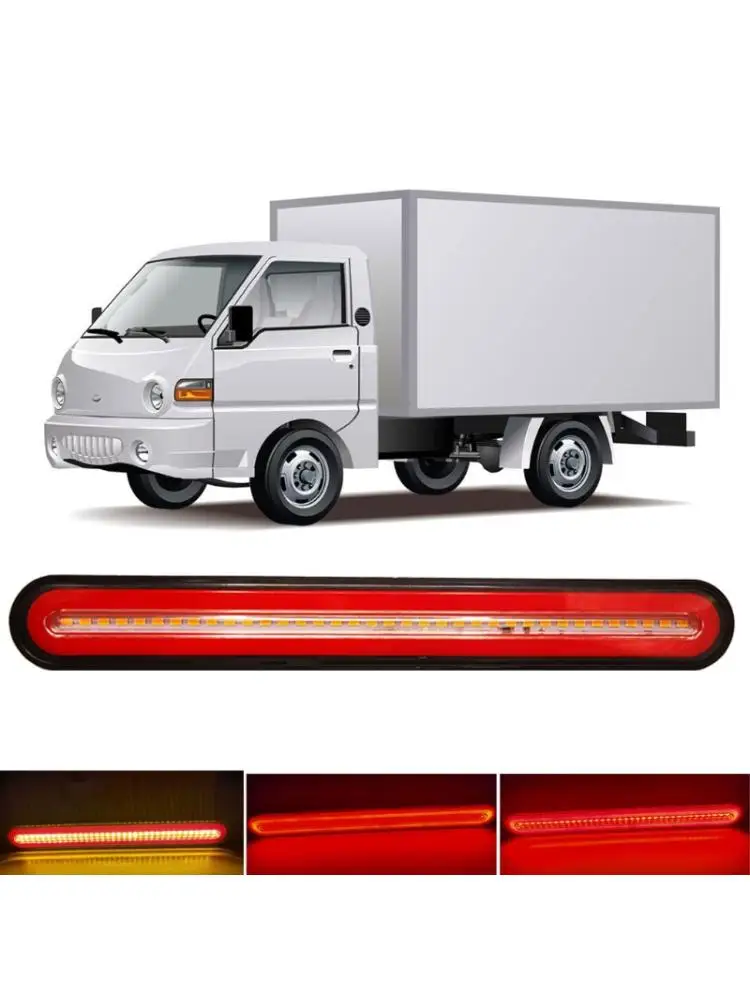 Super bright 24V Truck Trailer LED Taillight Neon Lamp RV Stop Flowing Turn Signal Brake Rear Tail Li Drop Ship | Автомобили и
