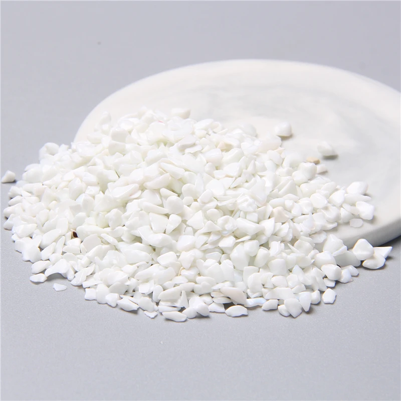

3-5mm Natural White Stone Crystal Gravel Chips Rock Raw Gem stone Mineral Fish Tank Decoration Energy Healing Stone Wholesale
