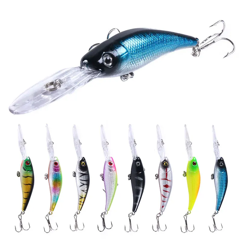 

1pcs Lure Fishing Hard Bait HENGJIA 7.8G 10CM Minnow Fishing Lures Plastic Crankbait Bass Bait Fishing Tackle