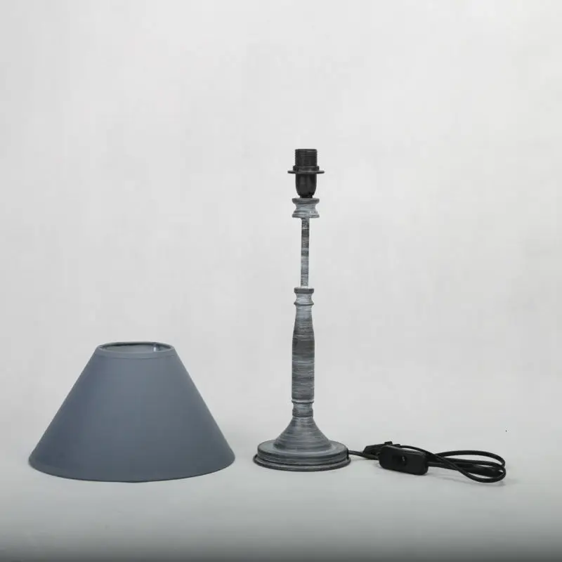 Простой дизайн тканевая настольная лампа для учебы декоративный дом|Настольные