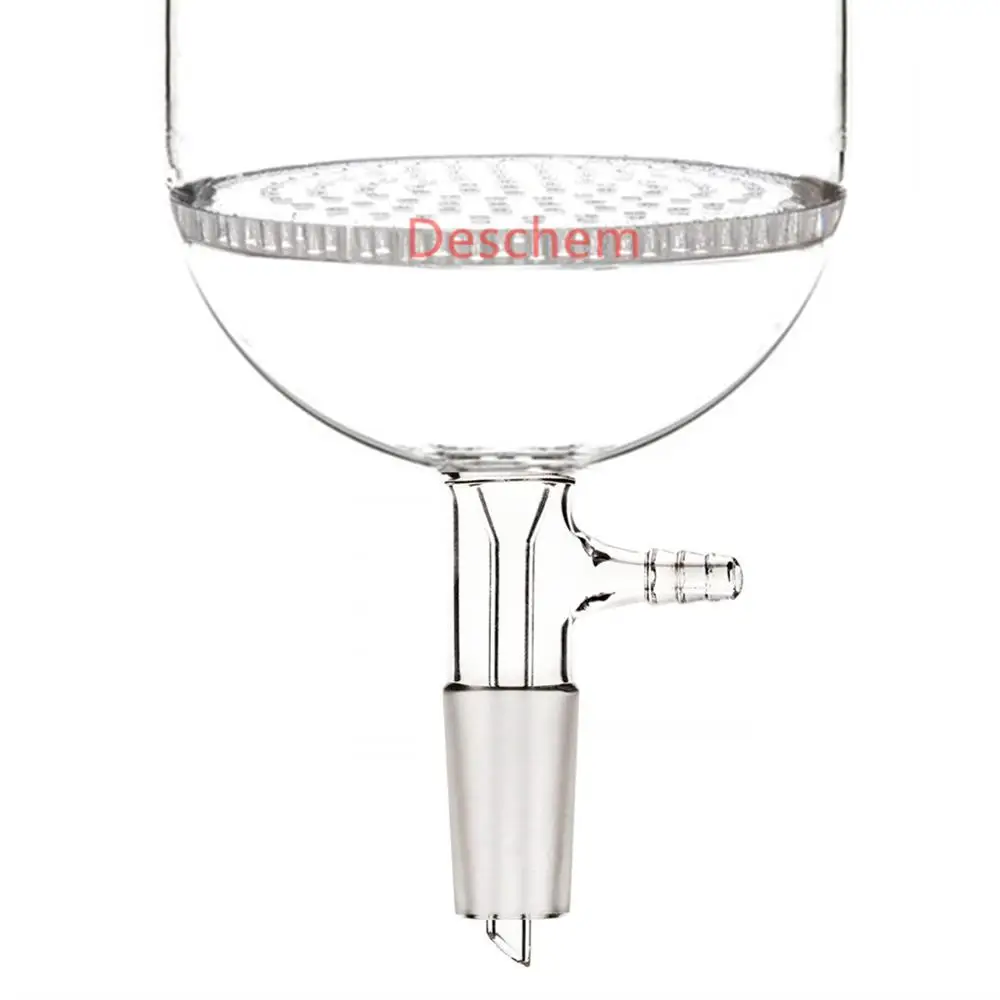 600 мл 24/40 воронка стеклянная бушнера с пористой пластиной 90 мм лабораторное