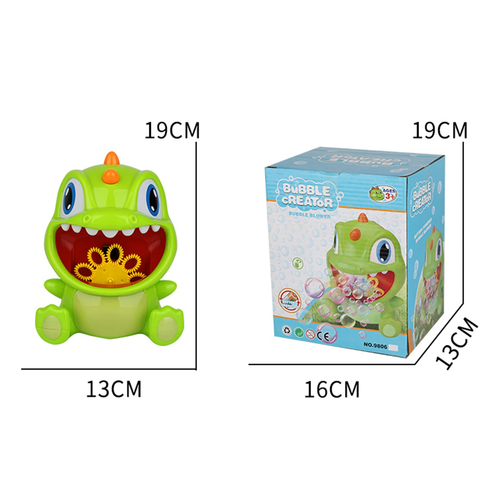 

Kids Soap Bubblle Electric Bubble Machine Dinosaur Automatic Bubble Maker Bubble Gum Machine Toys For Children Gift Toys