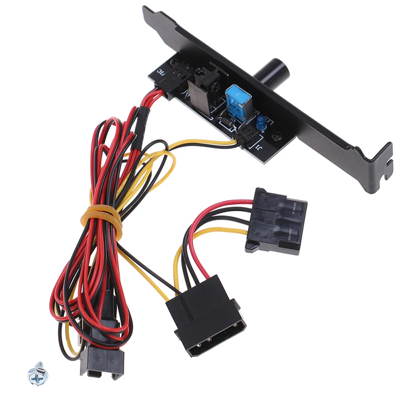 

3 Channels PC Cooler Cooling Fan Speed Controller For CPU Case HDD VGA Fan
