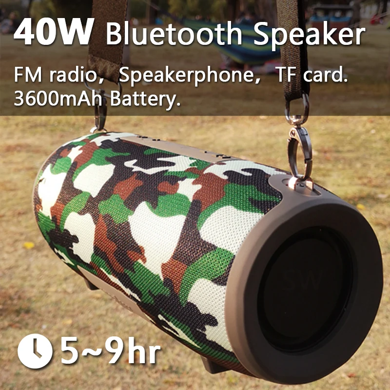 Bluetooth-Колонка Dolube TG 125 40 Вт с FM-радио | Электроника