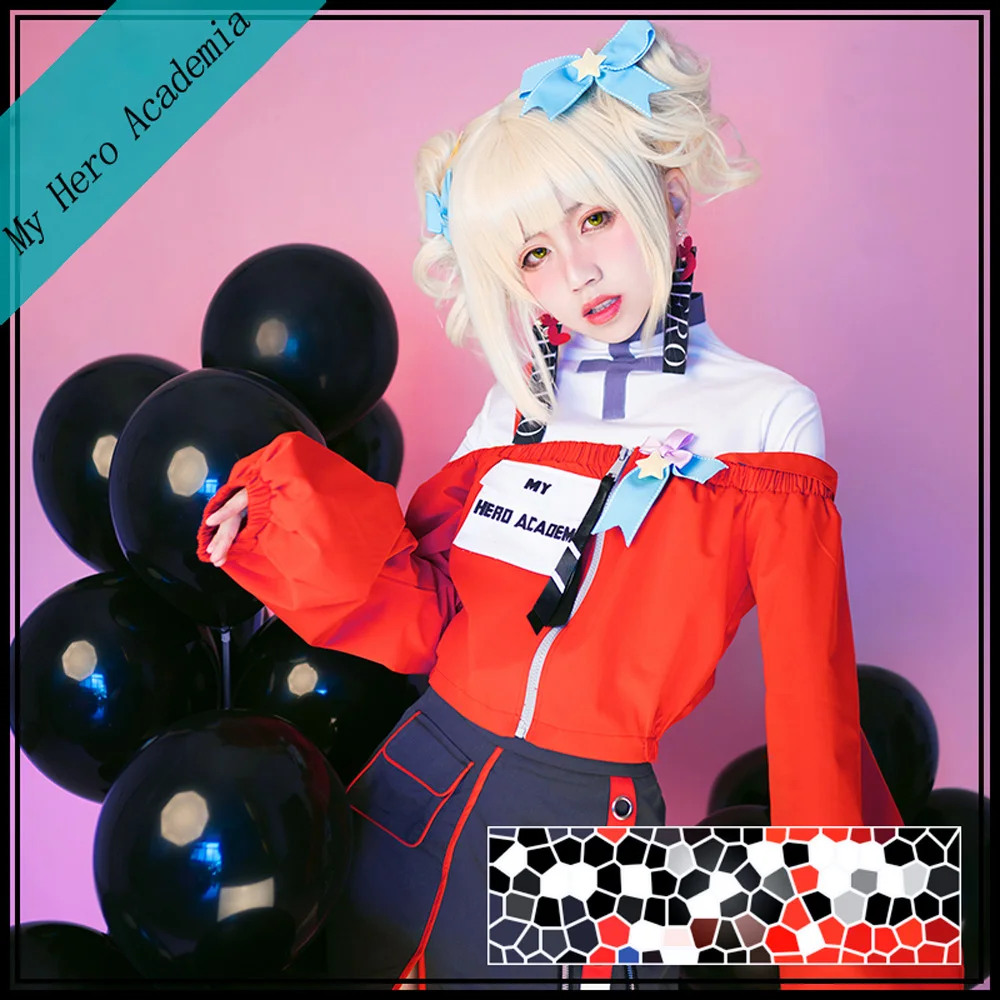 VEVEFHUANG горячий аниме Моя геройская Академия химико Тога косплей костюм женские