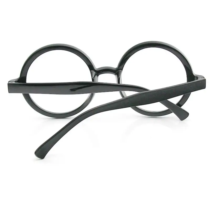 

Star Power HP Men Wizard Quality Round Frame Glasses, Black, One Size (2in Lenses)