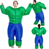 adult funny cartoon doll inflatable clothing fat man props bodybuilder hulk muscle inflatable suit fancy dress