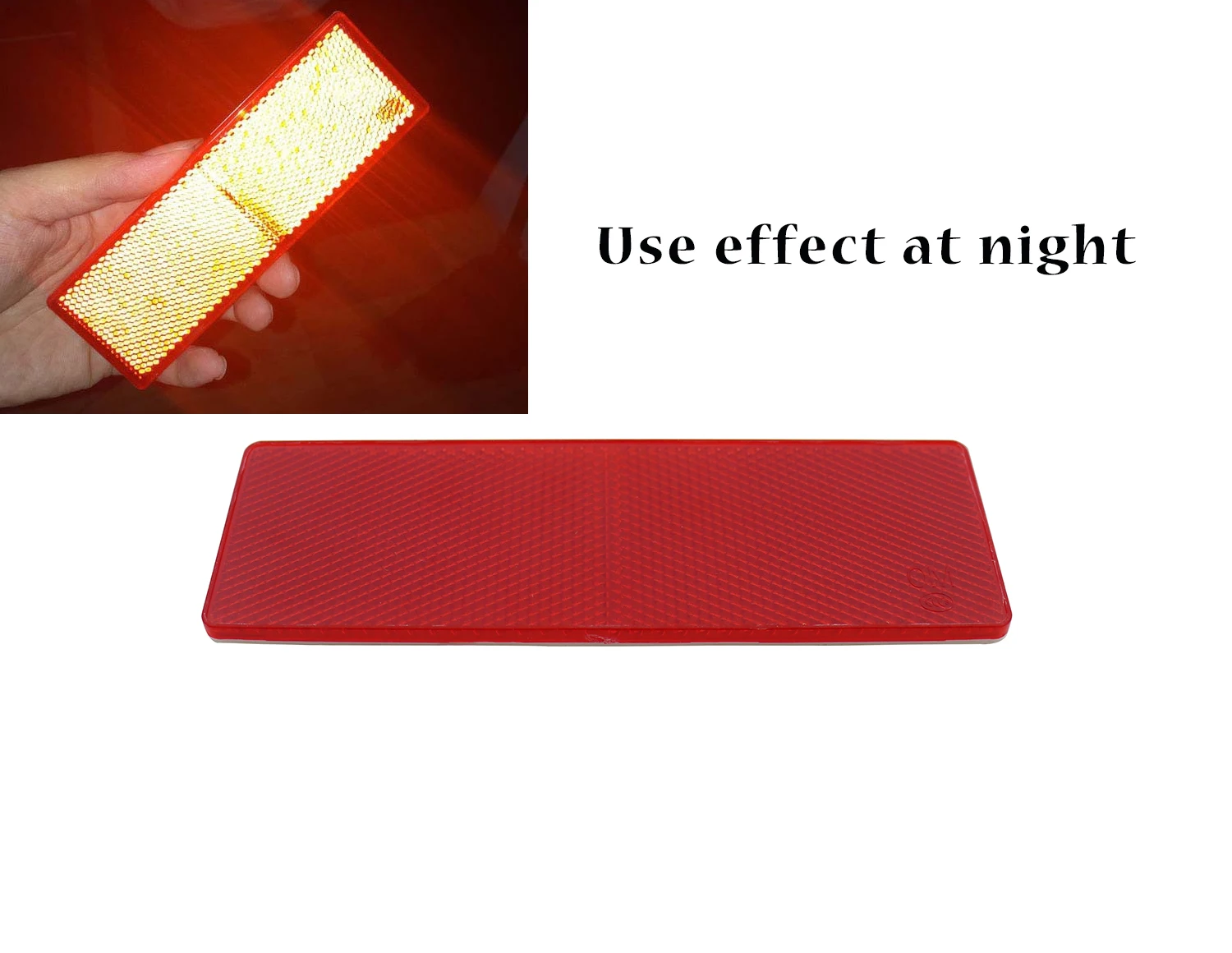 Пластиковый светоотражающий отражатель для автомобиля грузовика прицепа ночная