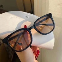 new fashion brand design classic cat eye women sunglasses luxury vintage men sun glasses unisex square plastic glasses uv400