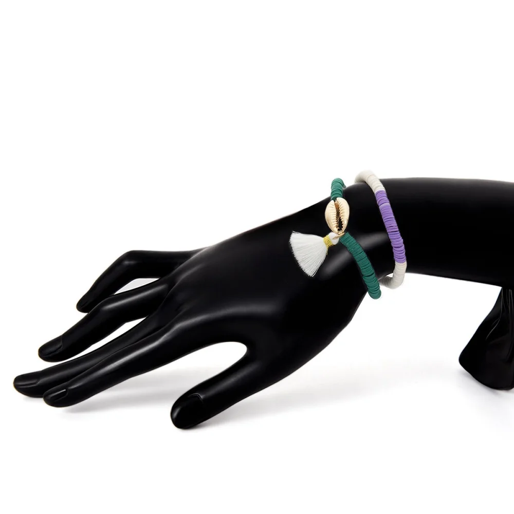 Этнический стиль креативные разноцветные ювелирные изделия с кисточками