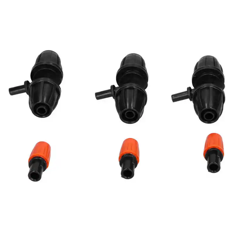 

hour hours irrigator 10M 8/11 Hose Garden Irrigation System Adjustable Sprinkler Micro Nozzle Atomization Set Watering