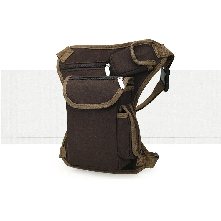 

Outdoor sports tactical Canvas Drop Waist Leg bag Waist Pocket Men Running Belt Bicycle Motorcycle city walking package bags