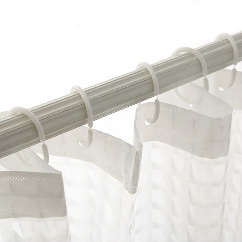 

1Pc Shower Curtain EVA Mildewproof Waterproof Shower Curtain for Home Bathroom