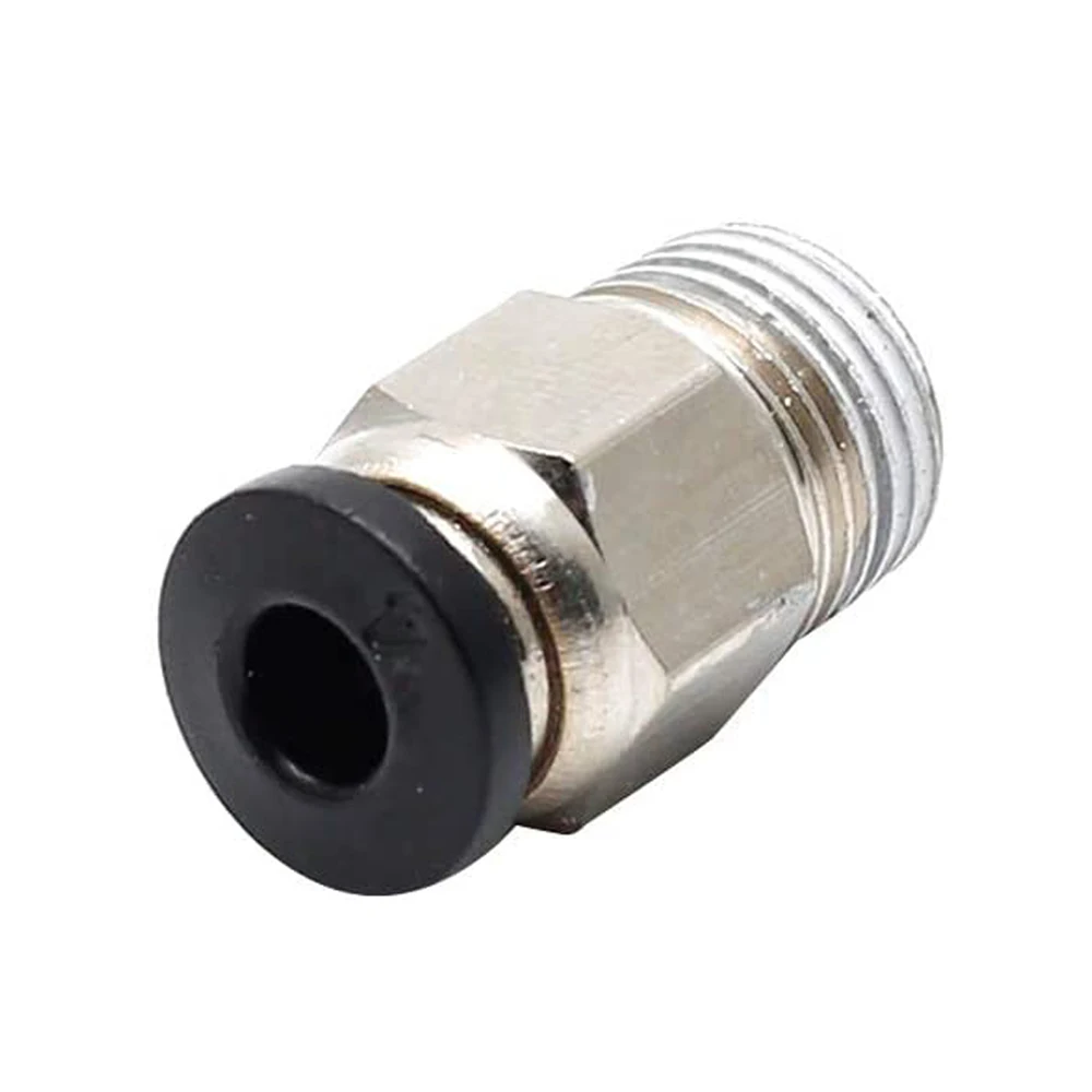 10 шт. PC4-M10 прямые пневматическая Трубка PTFE пуш-ап в обратной стороне обеспечивает
