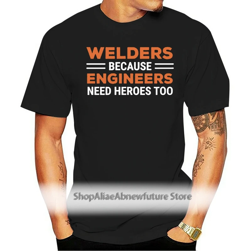 Мужская футболка с инженерными героями забавная сварочная принтом футболки