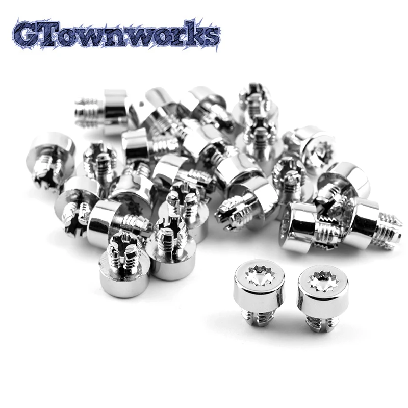 

100pcsx12.1mm Wheel Rivets Nuts Rims Studs Lip Rim Lip Decoration Replacement Rivets Car Accessioer Chrome Silver