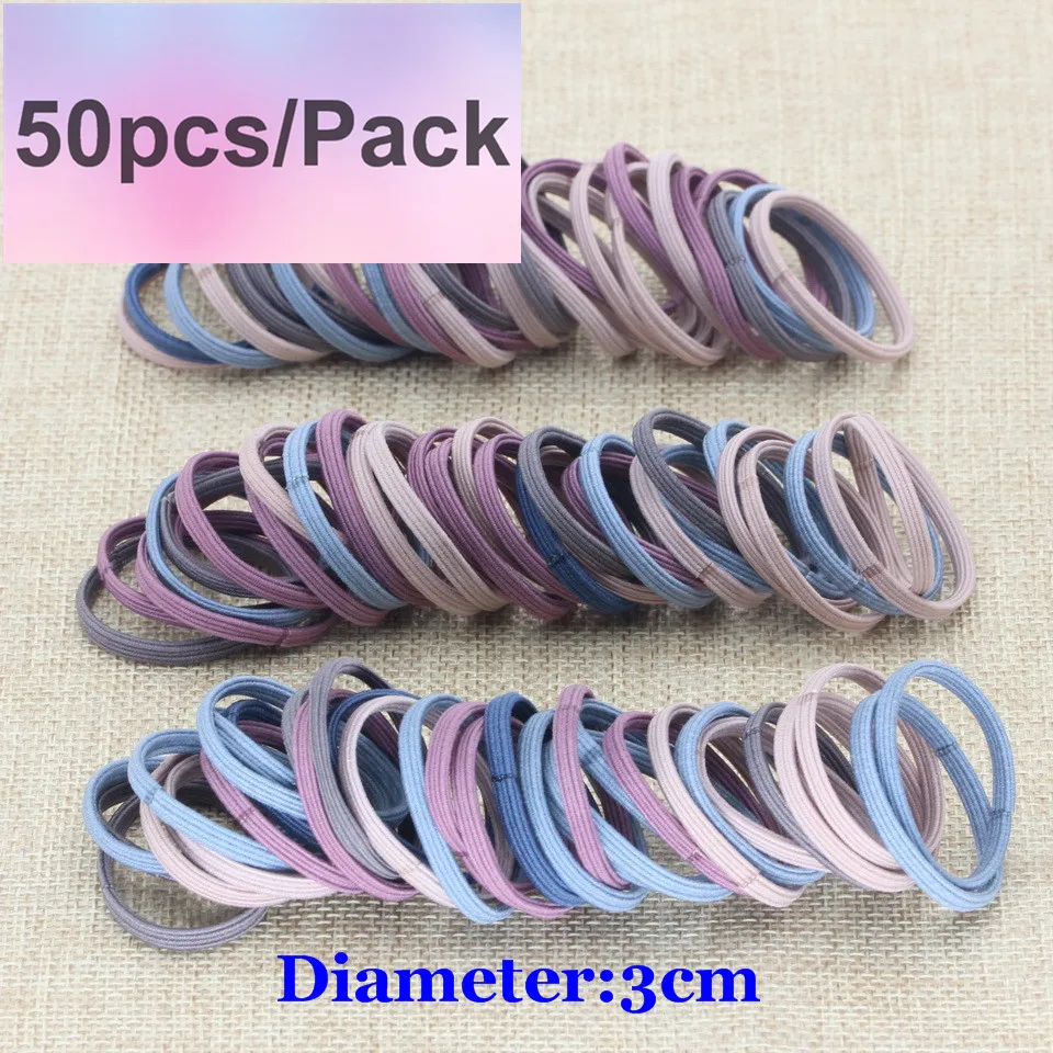 TS397 Gray Нейлоновые резинки ярких цветов для девочек 2 см 3 см, Детские Безопасные эластичные резинки для волос, держатель для конского хвоста, Детские аксессуары для волос, резинки для волос - Цвет: TS397 Gray
