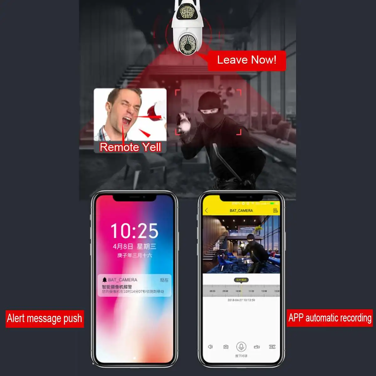 

Smart Wifi camera Wifi IP Camera Outdoor Human Auto Tracking Clear Night Wireless Camera Smart Outdoor IP Camera For iOS Android