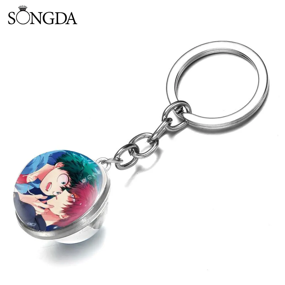 Популярный брелок для ключей с героями мультфильмов моя геройская академия