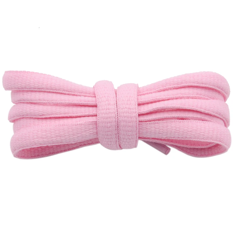 Coolstring High Quality 8.5MM Thicker Shoelace Wide Oval Pink Grey Black Rope With Plastic 2021 Cheaper Wholesale 10 Pairs/lot