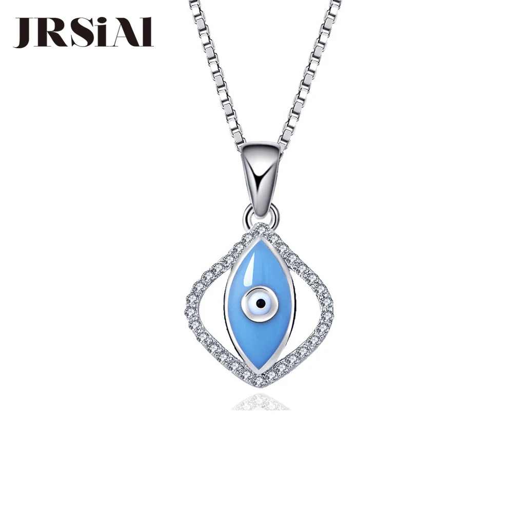 RSIAL серебро 925 пробы циркон капельный кулон с маслом модные аксессуары ожерелье
