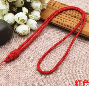 

5Pcs Handmade Knotted Love Rope String Necklace For Jade Pendant Beads